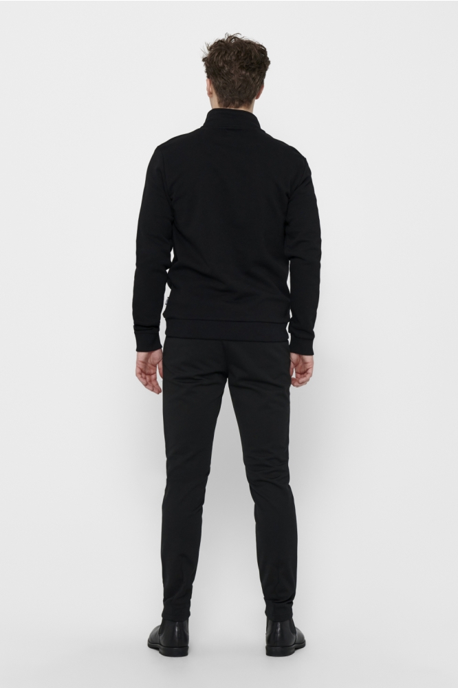 ONSCERES LIFE HALF ZIP SWEAT NOOS 22019055 BLACK